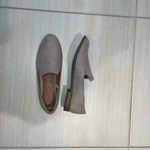 Taupe Suede Flats